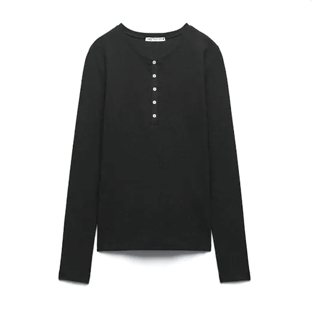 Zara Menswear Inspired Henley Tunic